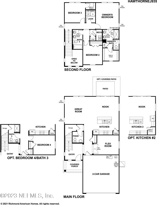 Hawthorne J floorplan