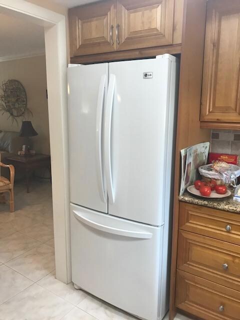 Frig and more storage on top