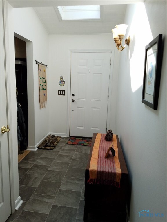 Foyer with Skylights
