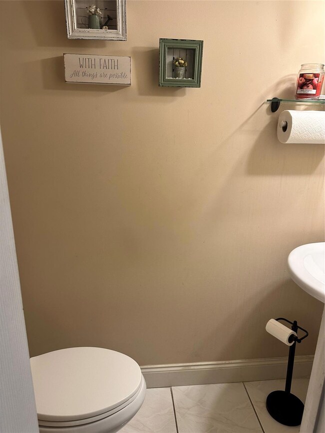 1/2 Bath First Floor