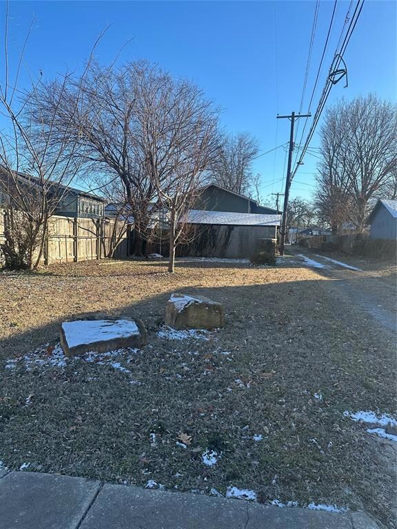 View of yard