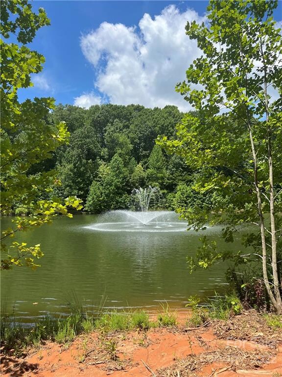 View of private pond from lot