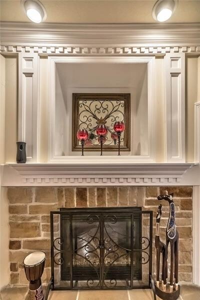 Stone Details and Custom Woodwork