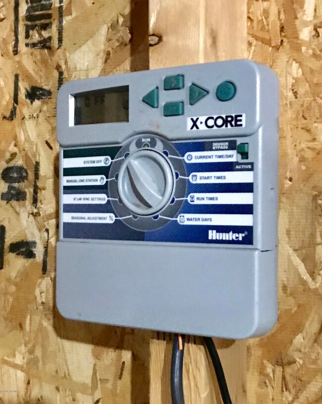 6004 Crestfields sprinkler controls