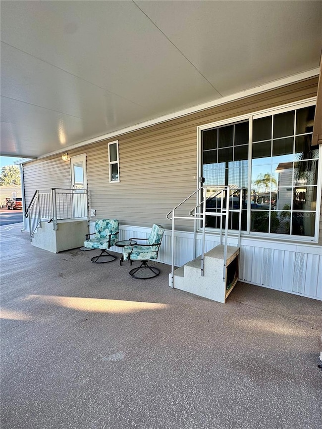 Enjoy your morning coffee under the covered front patio!