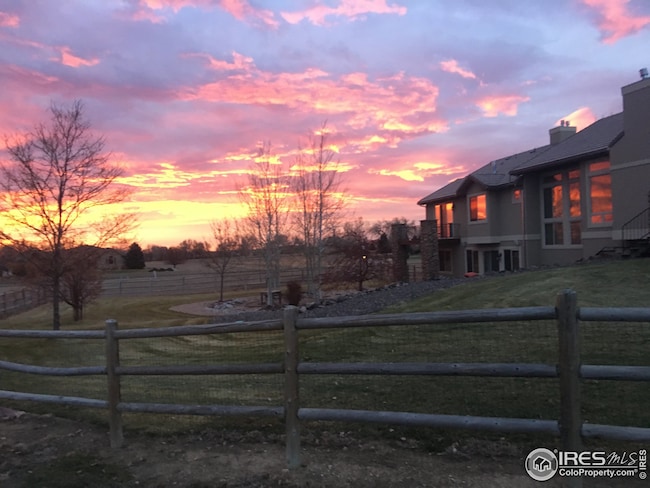 Fabulous views and large fenced back yard.