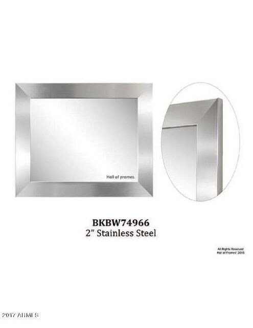 Framed mirrors in Baths