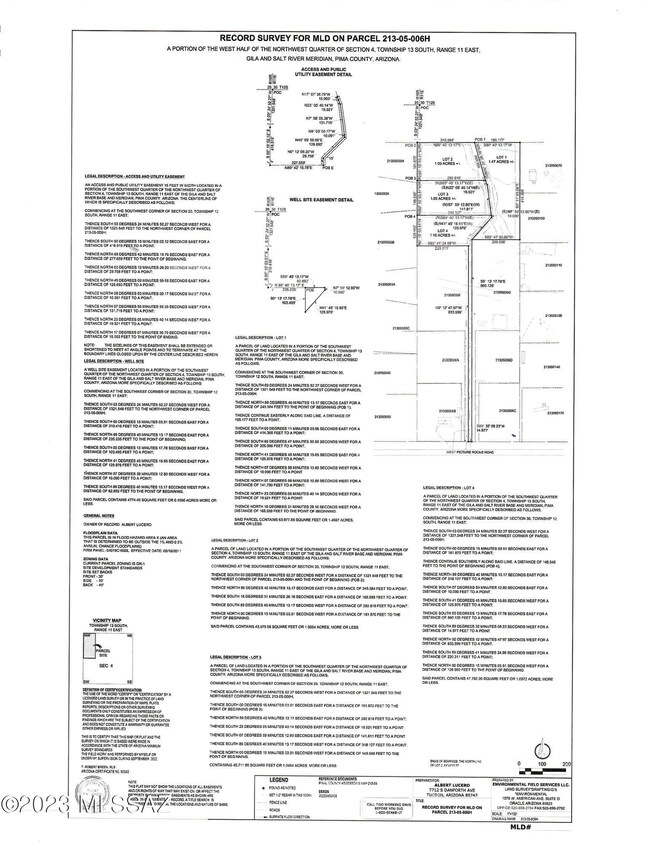 Picture Rocks survey map