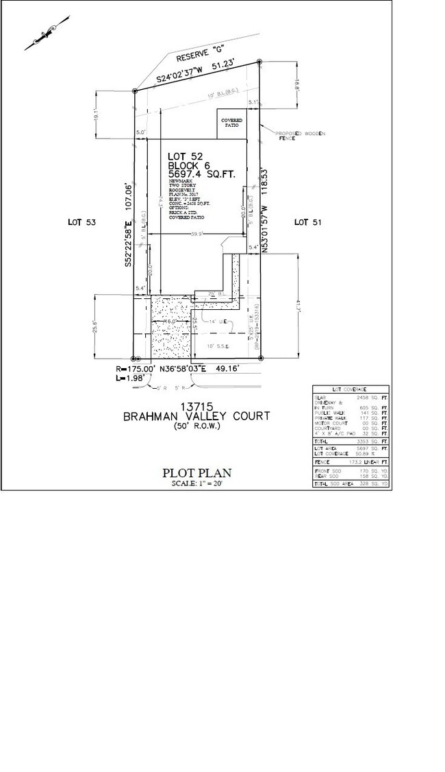 How your new home will sit on the lot