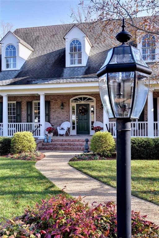 Front porch and doorway area.