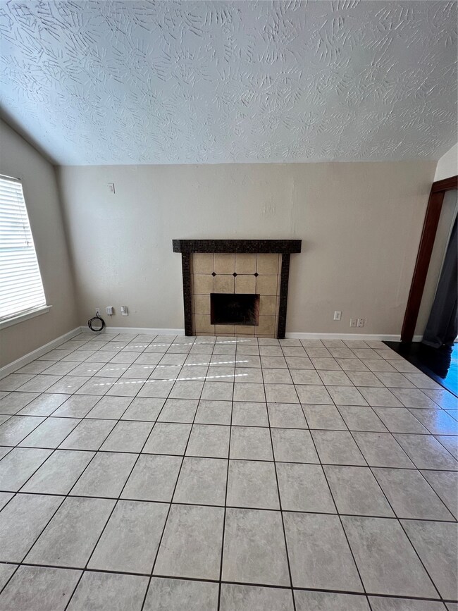 Wood fireplace for the toasty months!