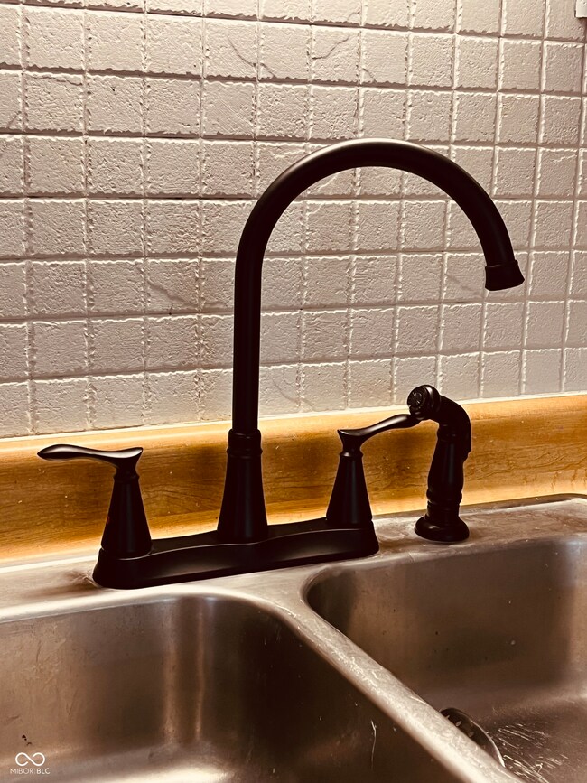 New Gooseneck Kitchen Faucet with Sprayer.