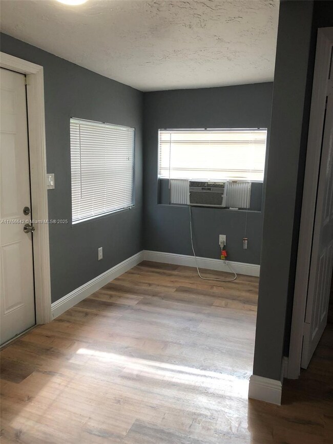 Door opens to back of property.