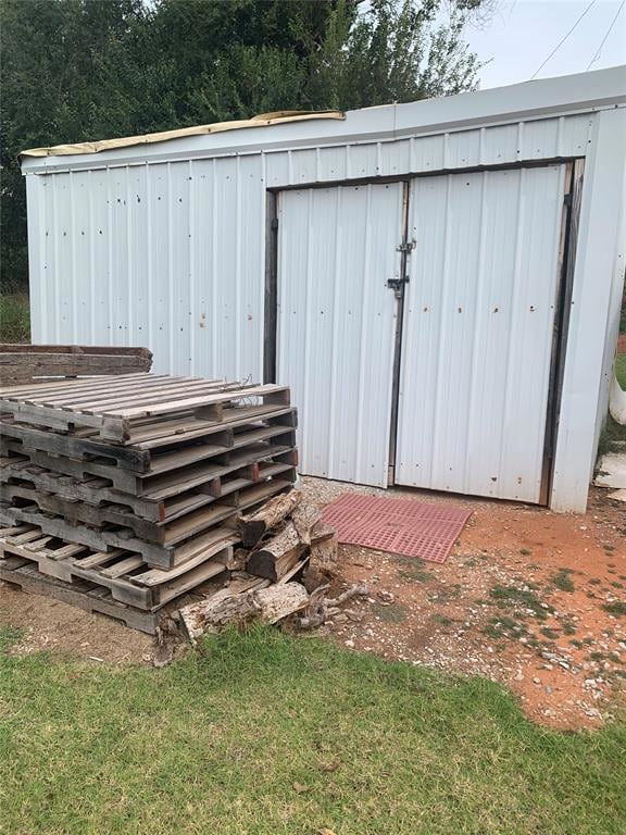 View of outdoor structure