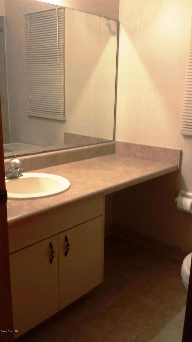 Master bath vanity