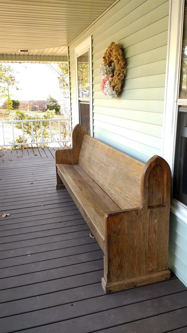 Wrap around porch.