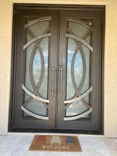 Custom Iron Door Entry