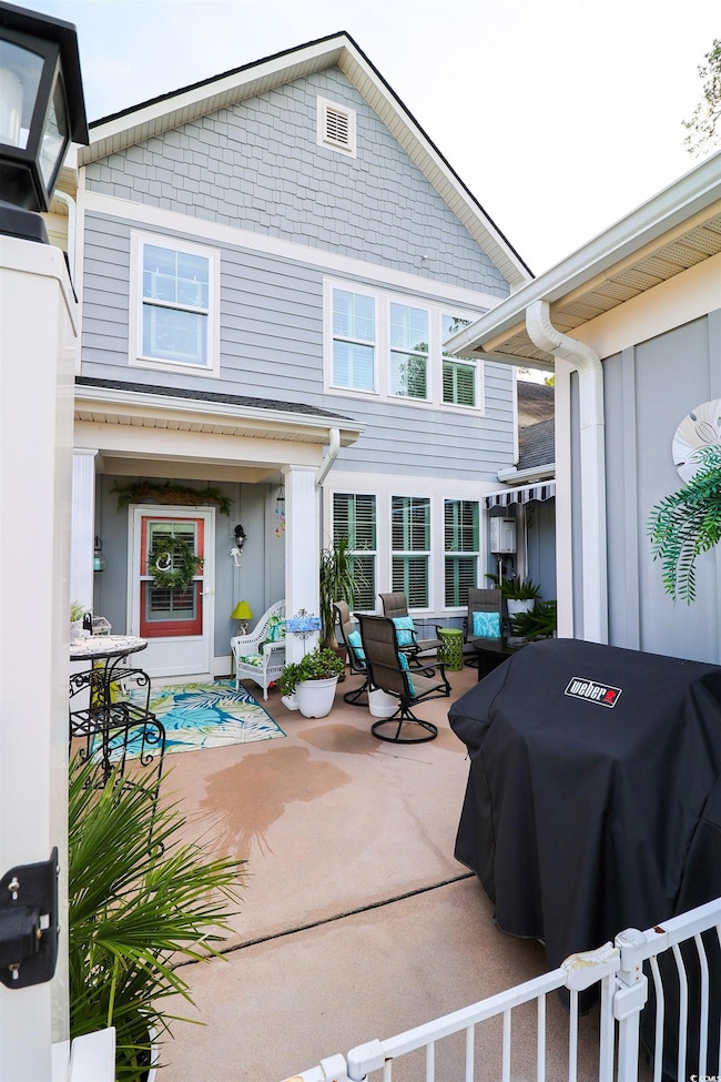 View of patio / terrace featuring grilling area an