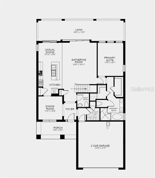 Structural options added to 10588 Tranquil Meadow Loop include: Pocket sliding glass door - gathering room, gourmet kitchen, outdoor Kitchen rough-In only. Includes: Water Supply with Drain and 1 Dedicated Outlet. Gas Stub out (Privacy wall and venting window)