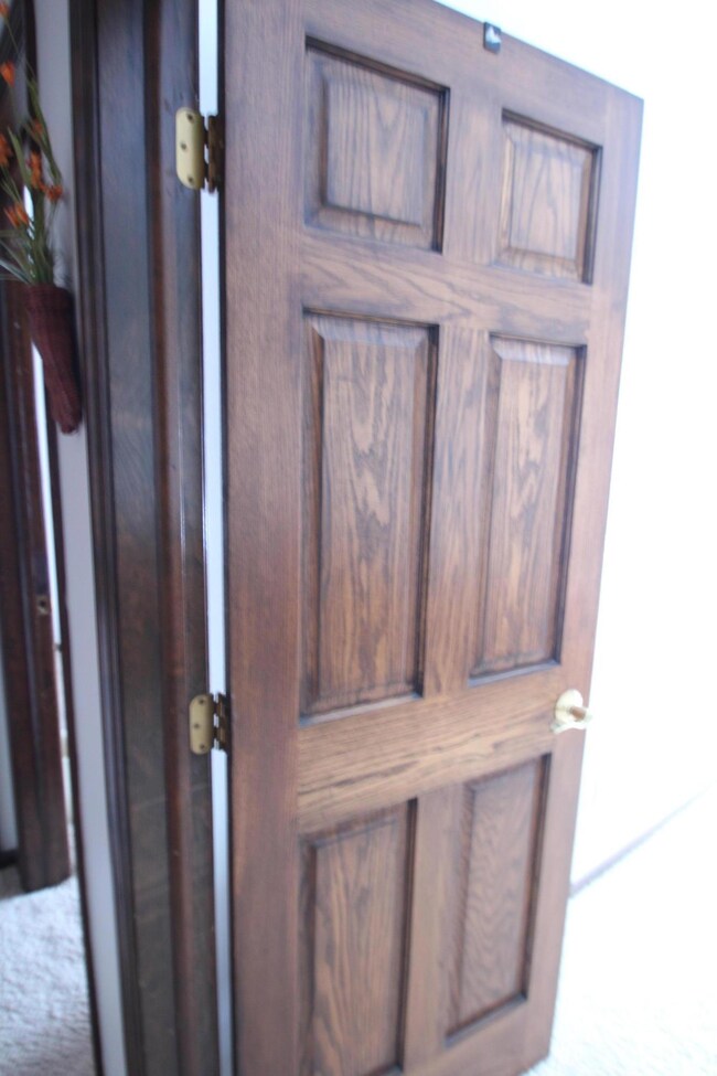 Six panel doors throughout
