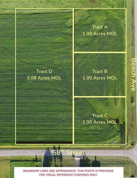 Aerial parcel map
