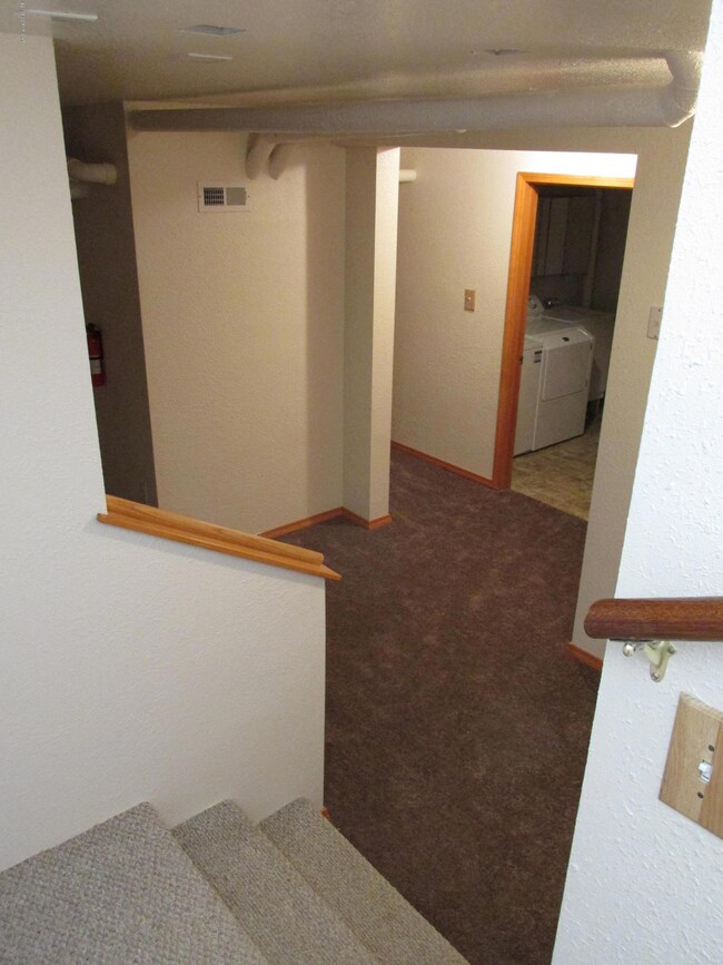 Looking Down the Stairs to Basement