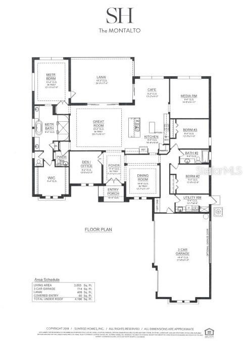 Montalto Sample Floor Plan