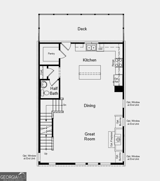 First Floor Plan - Structural options added includ