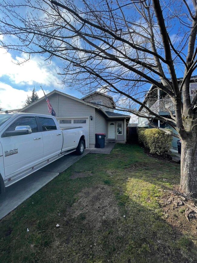 View from 2 car garage