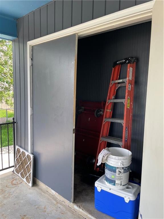 Outside storage