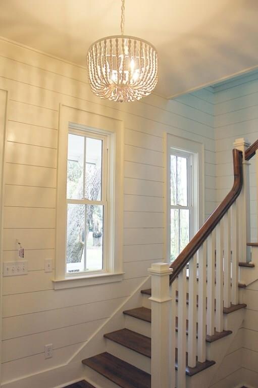 Foyer with ship-lap detail