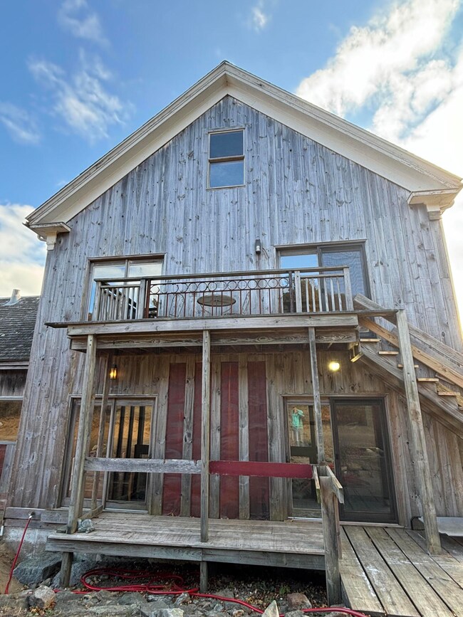 rear of house