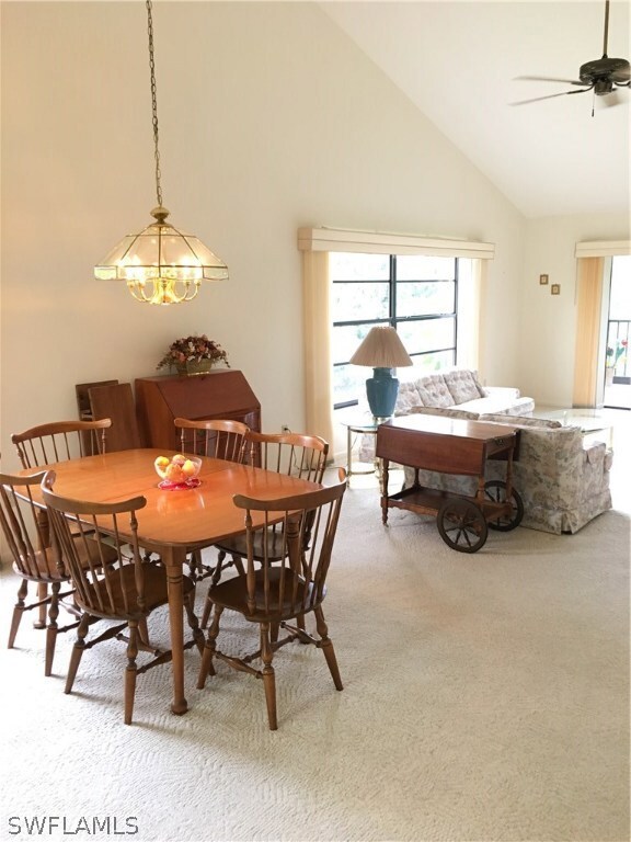Great room, vaulted ceilings, light and bright lar