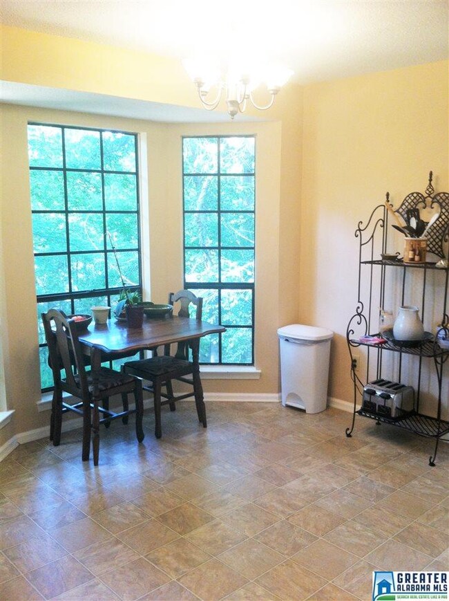 Large eat-in kitchen with beautiful bay window ove
