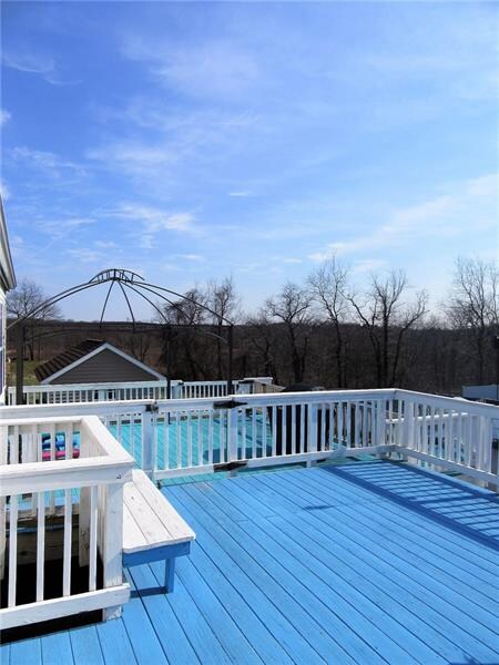 Fenced Double decks and a Gazebo Awning and gates 