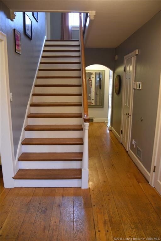 Foyer - Look at those Hardwood Floors! Believed to