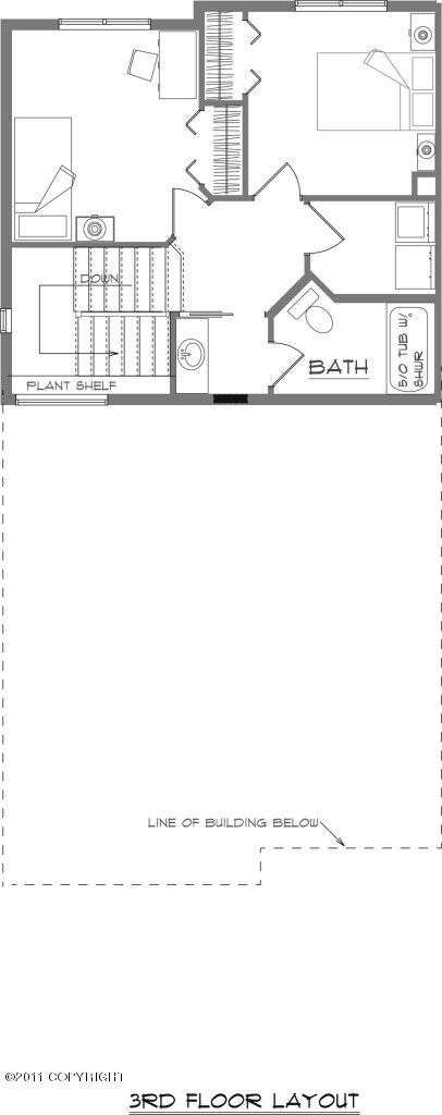 third floor plan