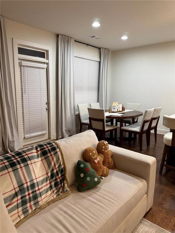Bedroom featuring hardwood / wood-style flooring