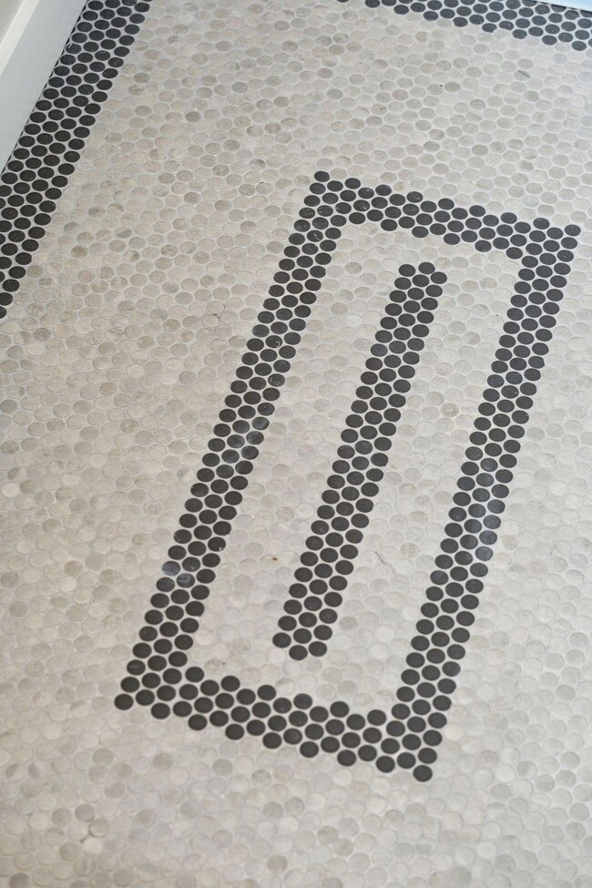 New Penny Tile Entrance
