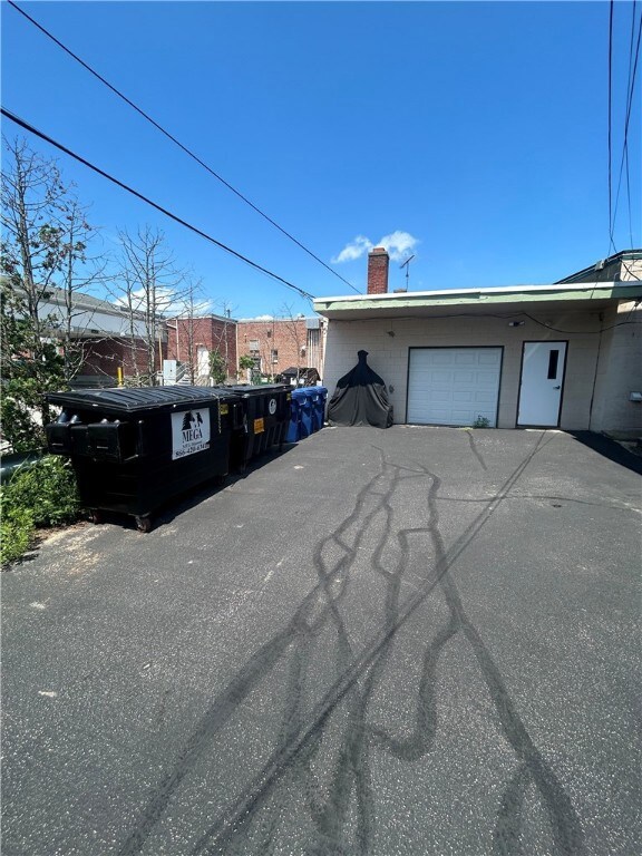 Parking directly outside back door