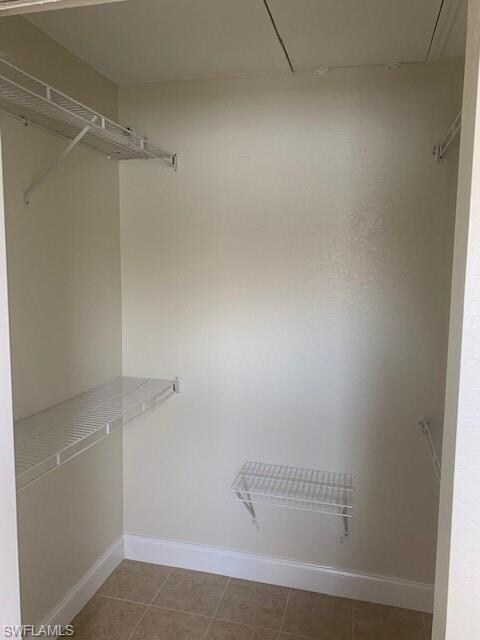 Master walk in closet