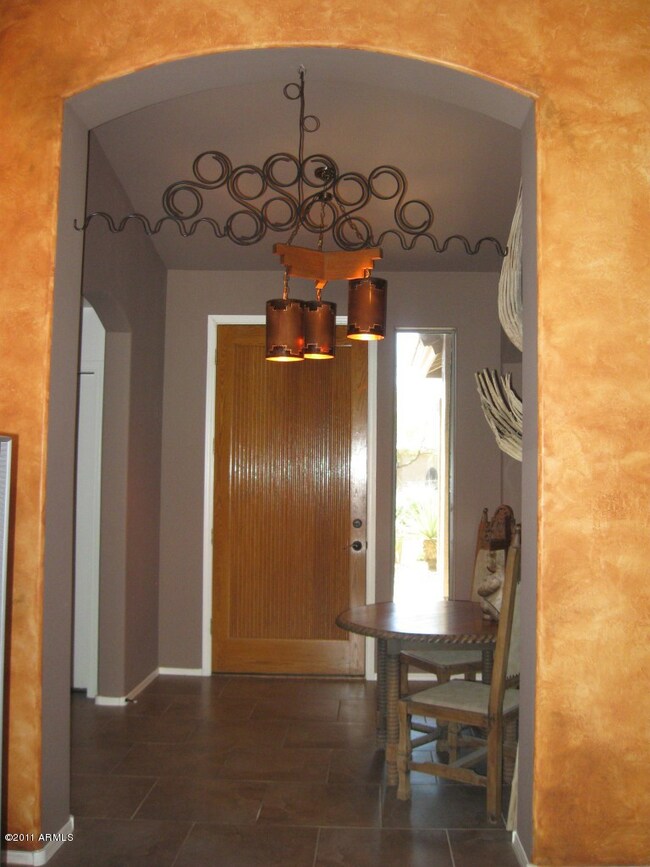 Inside front door & entry