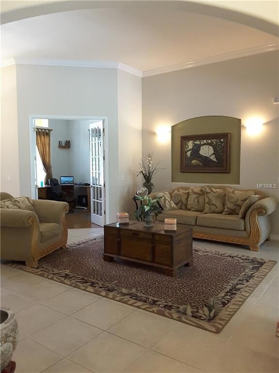 Living Room looking into office