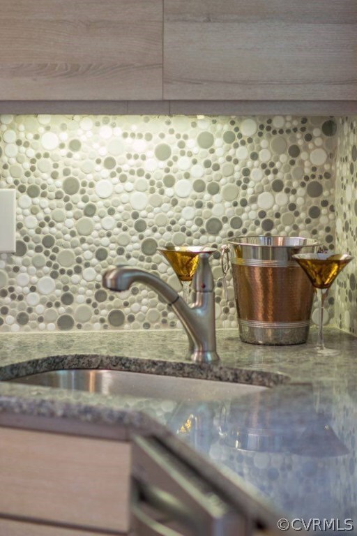 Not your average boring tile back splash!
