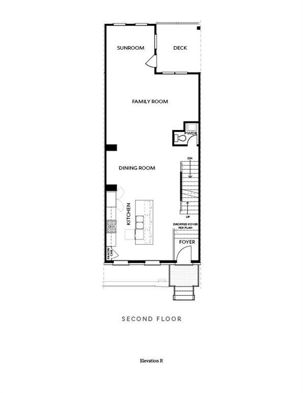 Byers Park-Chamberlain floor plan 2nd level