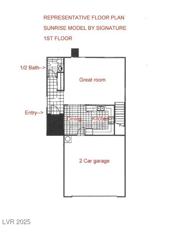 REPRESENTATIVE FLOOR PLAN

SUNRISE MODEL BY SIGN
