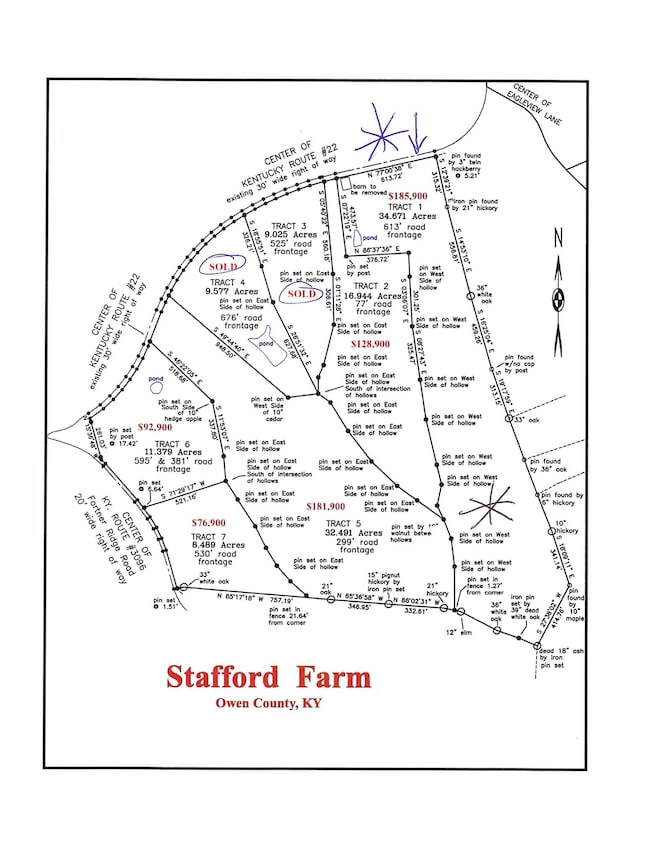 34.67 acres hwy 22 e plat