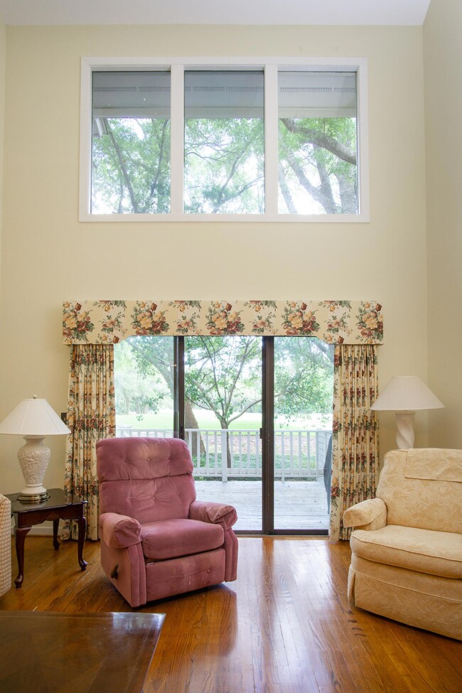 Lots of natural light and great views