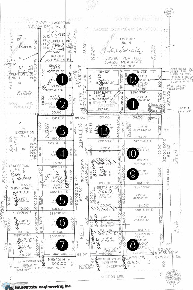 Homesite Information Map