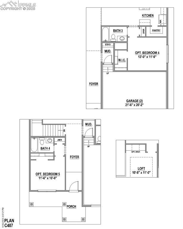 View of floor plan / room layout